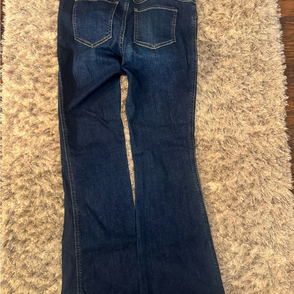 SPANX Dark Blue Flare Jeans